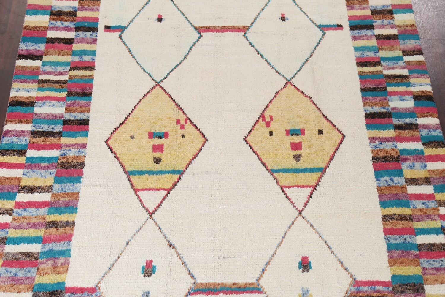 Tribal Moroccan Wool Area Rug 8x11