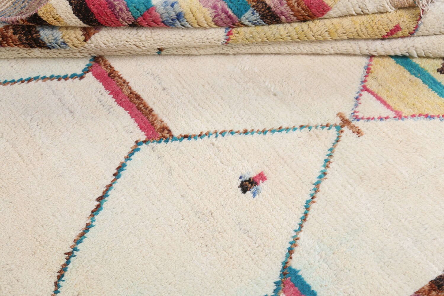 Tribal Moroccan Wool Area Rug 8x11