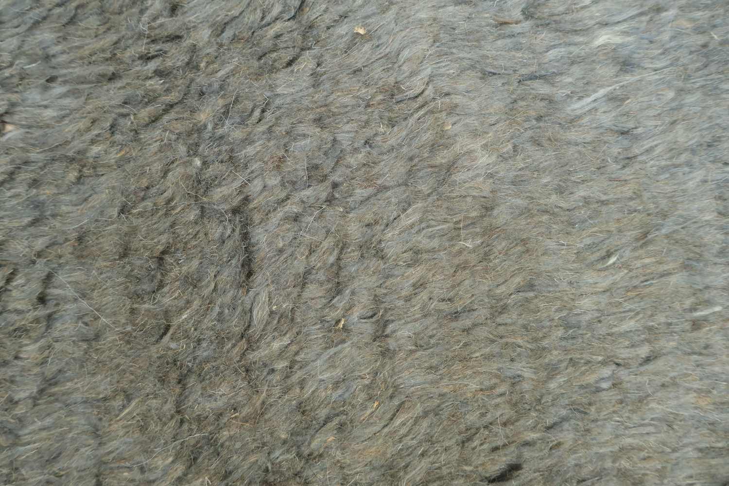 Rustic Charm: Brown and Beige Artistic Floor Abstract Wool Rug 6x9
