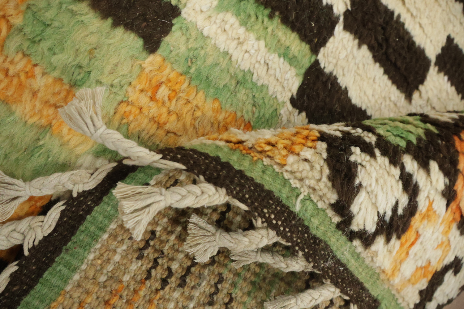 Tribal Moroccan Handmade Runner Rug 3x13