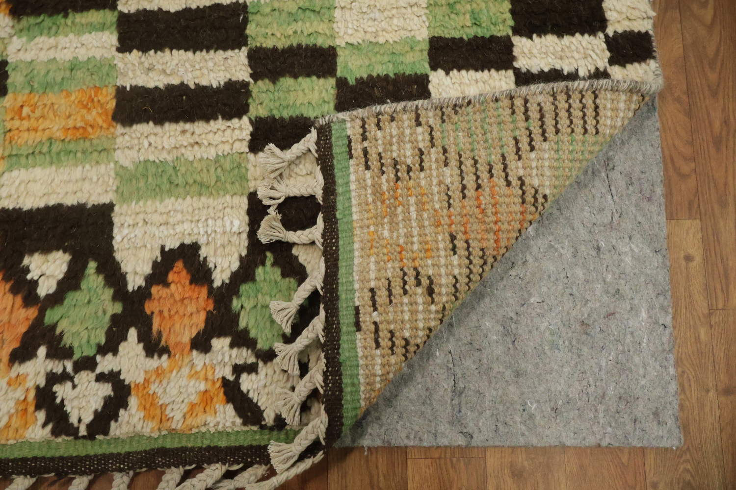 Tribal Moroccan Handmade Runner Rug 3x13