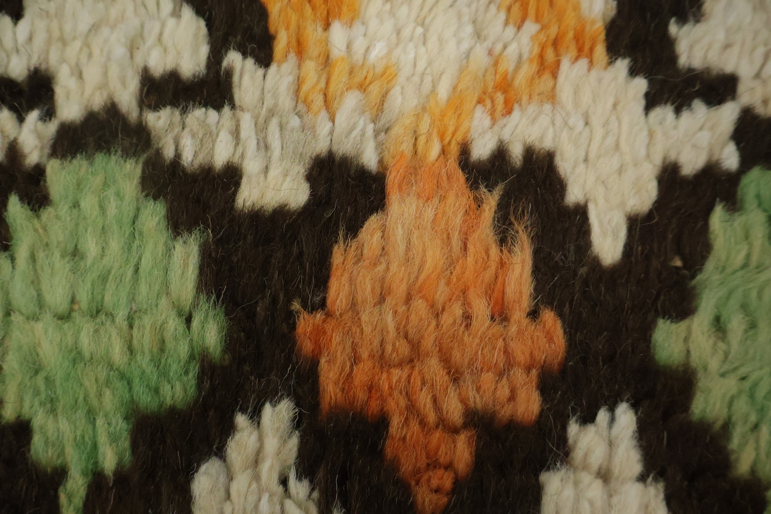Tribal Moroccan Handmade Runner Rug 3x13
