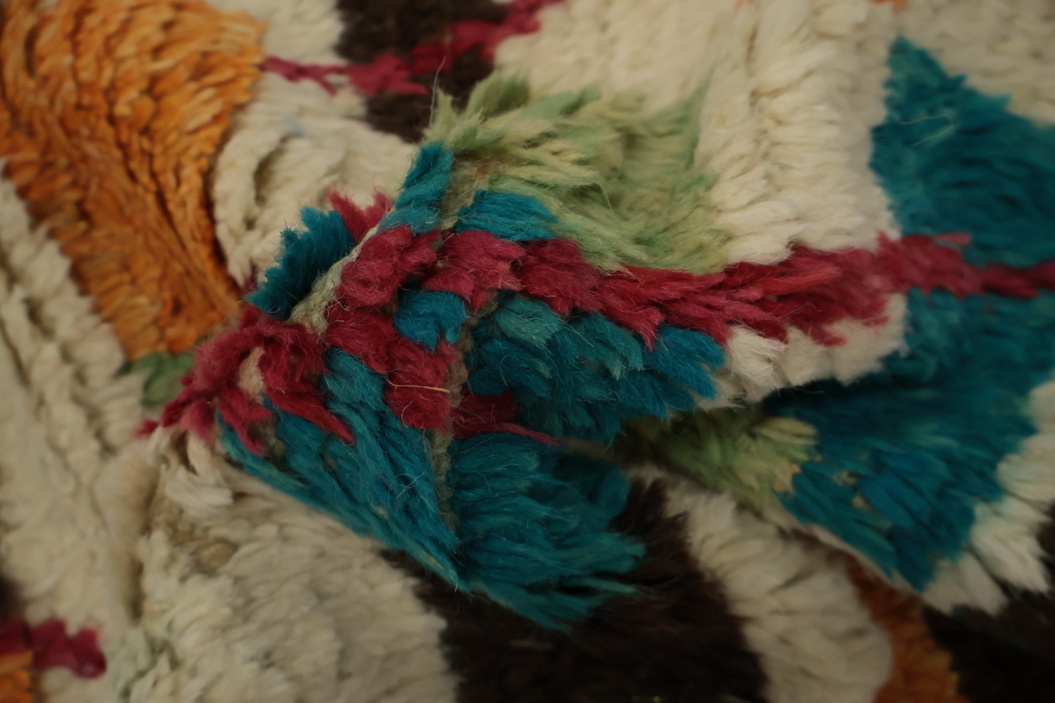 Stylish Moroccan Runner Rug 3x13 with Bright Colors and Patterns