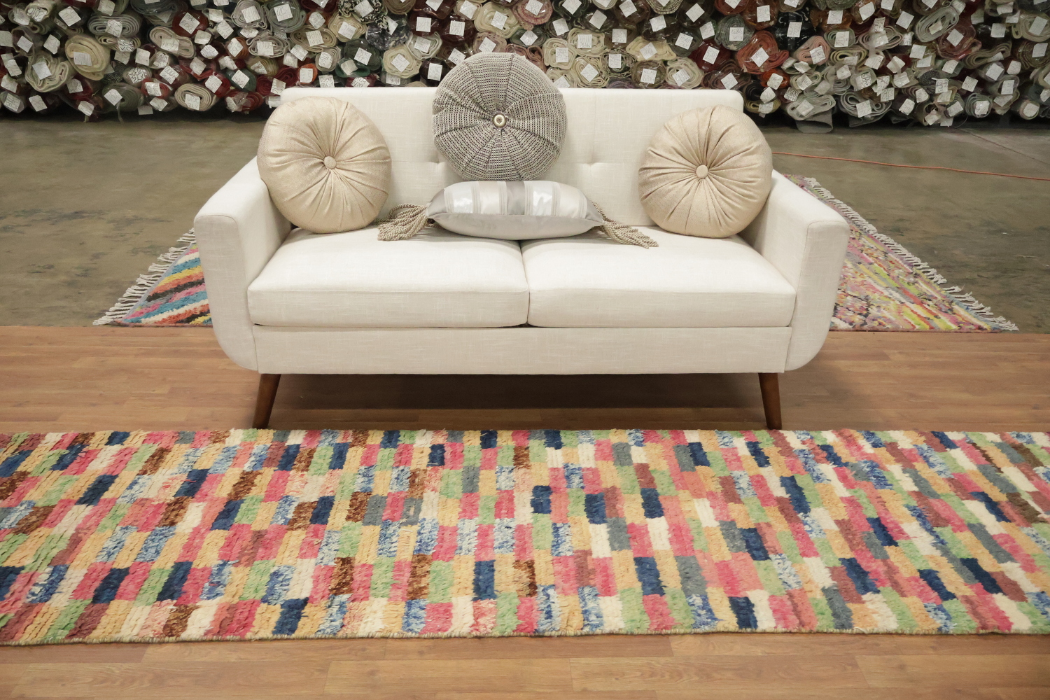Handmade Moroccan Wool Runner Rug 3x11