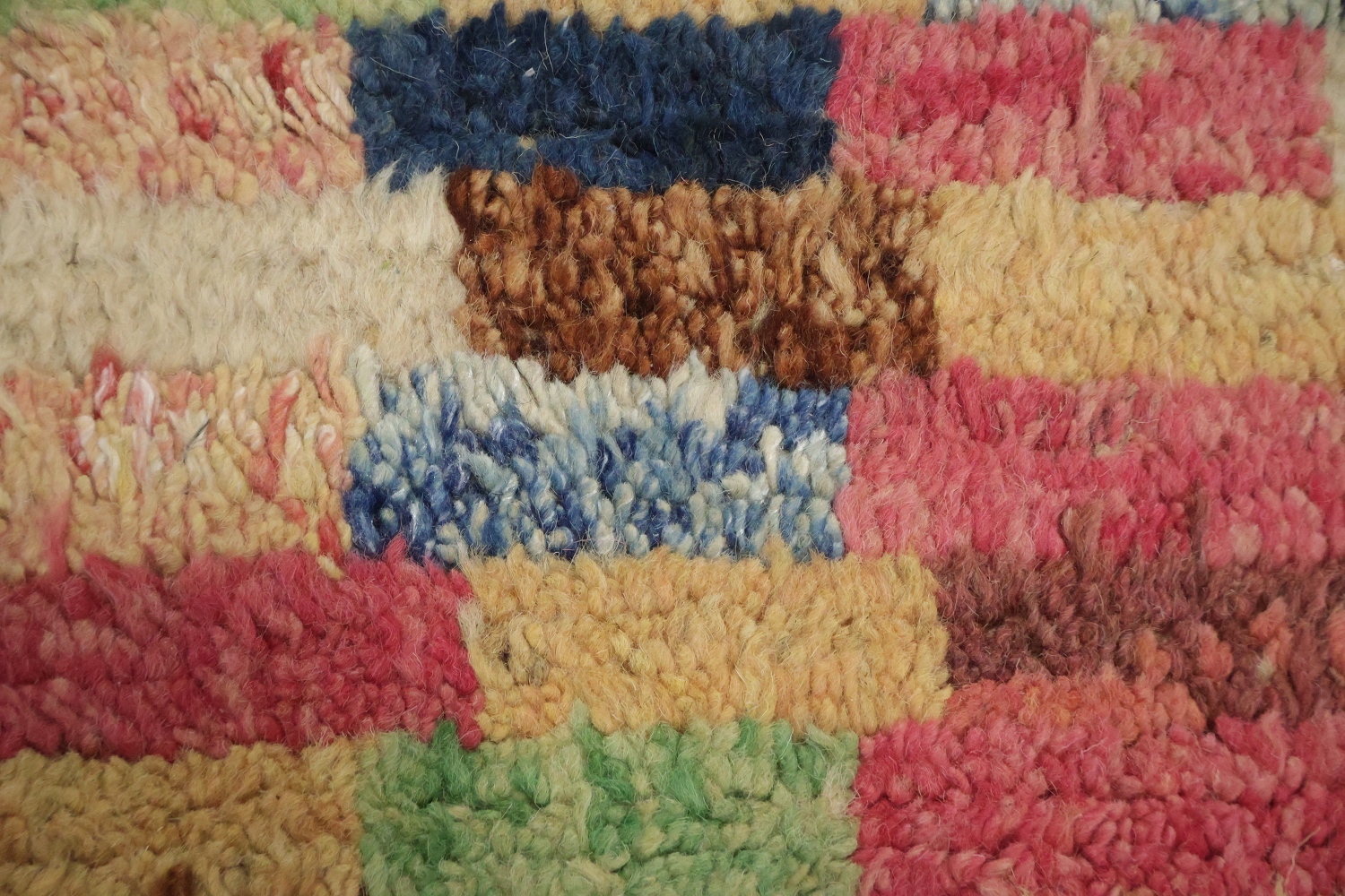 Handmade Moroccan Wool Runner Rug 3x11