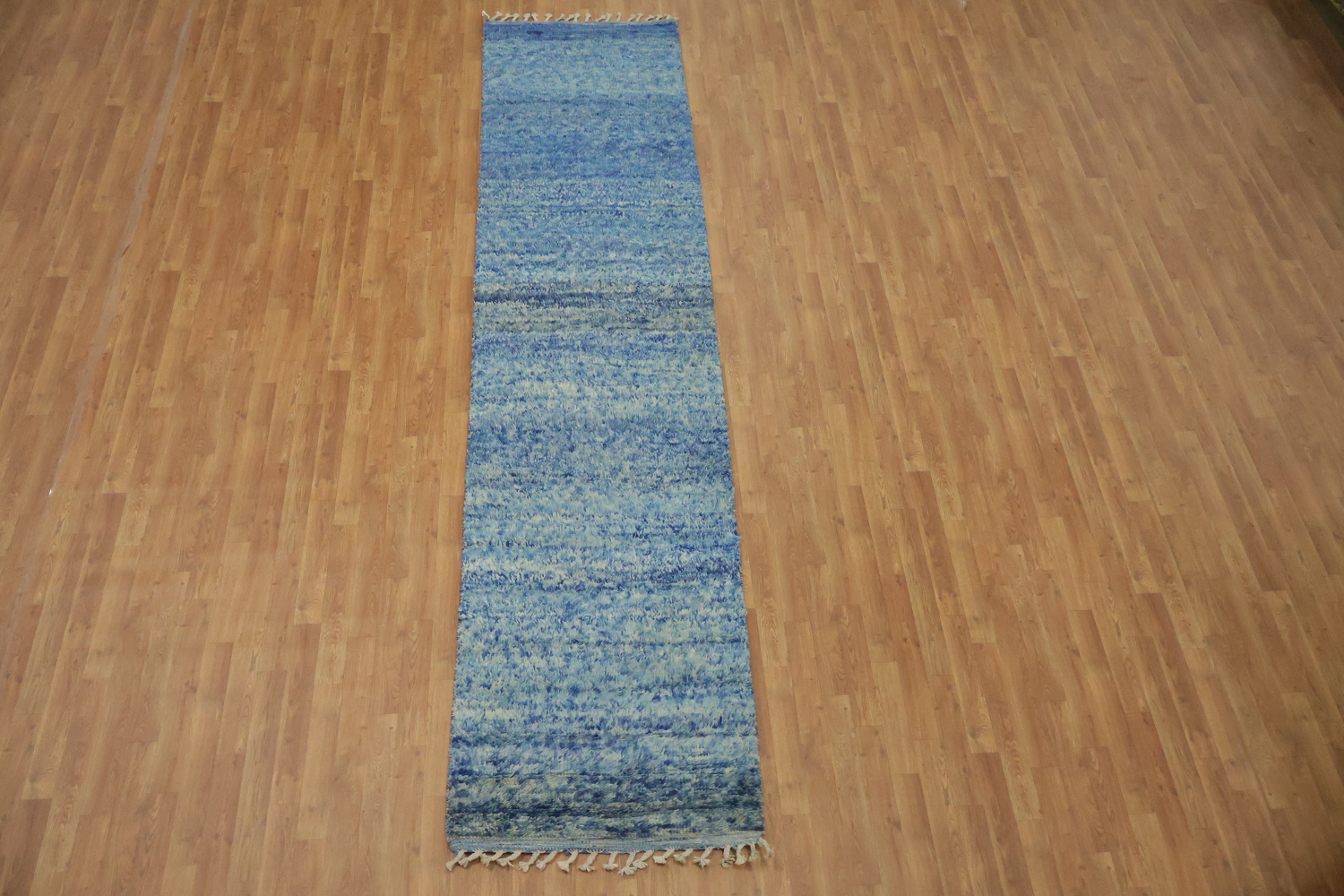 Wool Moroccan Handmade Runner Rug 3x13