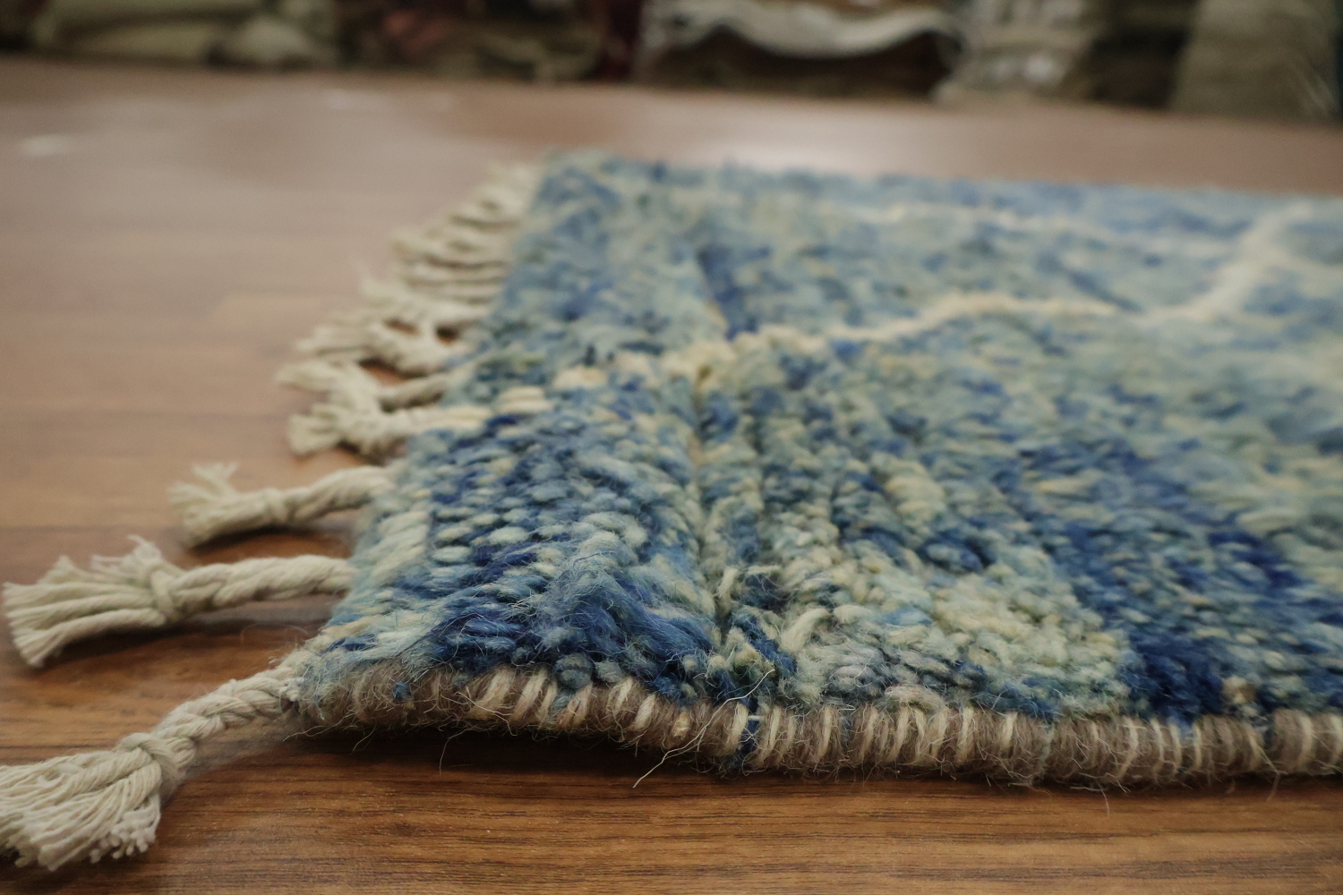 Tribal Moroccan Handmade Runner Rug 3x12