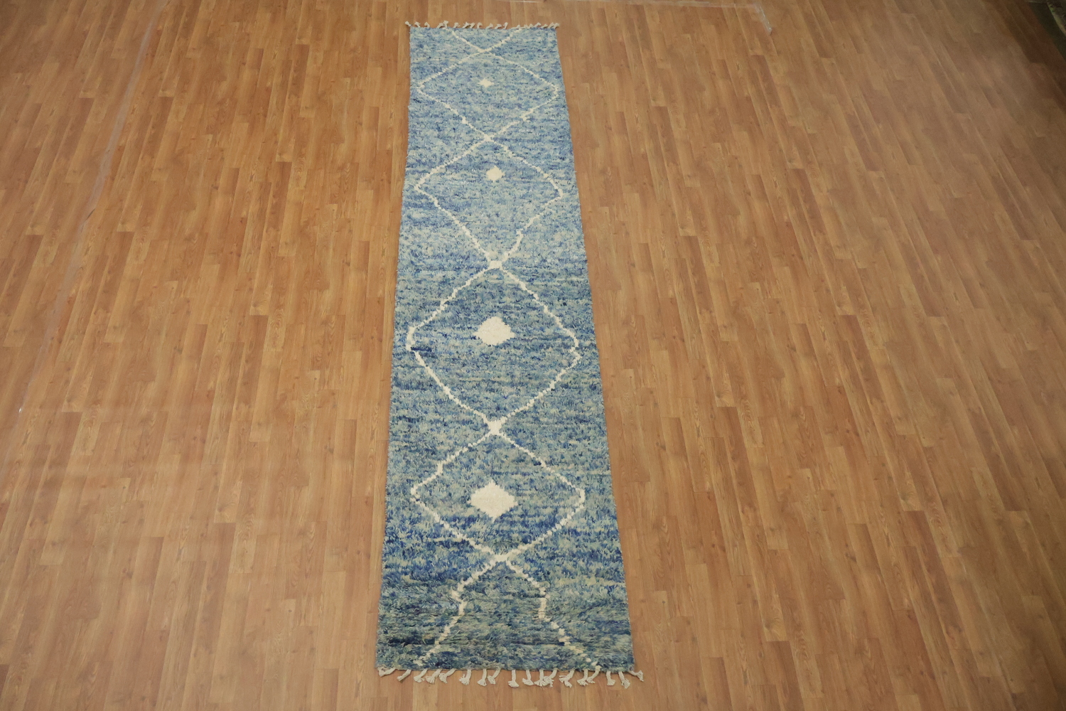 Tribal Moroccan Handmade Runner Rug 3x12