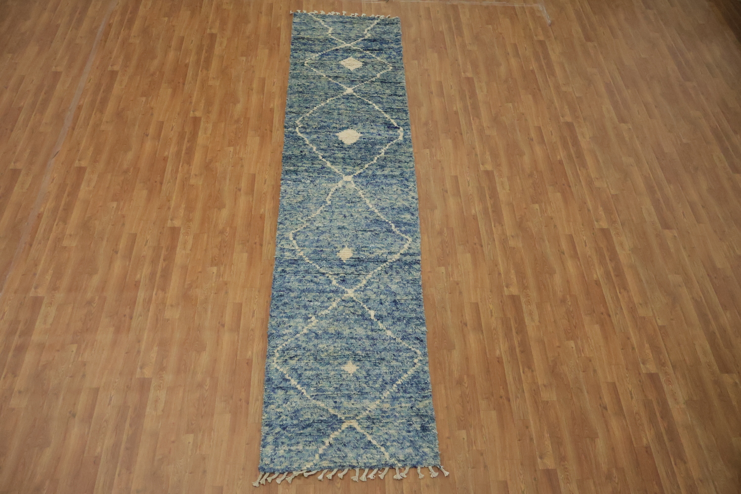 Tribal Moroccan Handmade Runner Rug 3x12