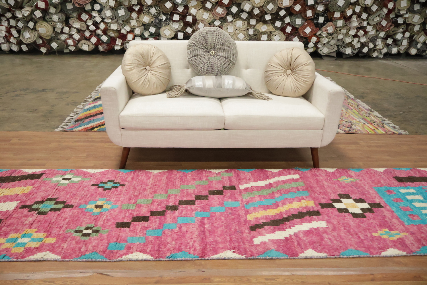 Tribal Moroccan Handmade Runner Rug 3x14