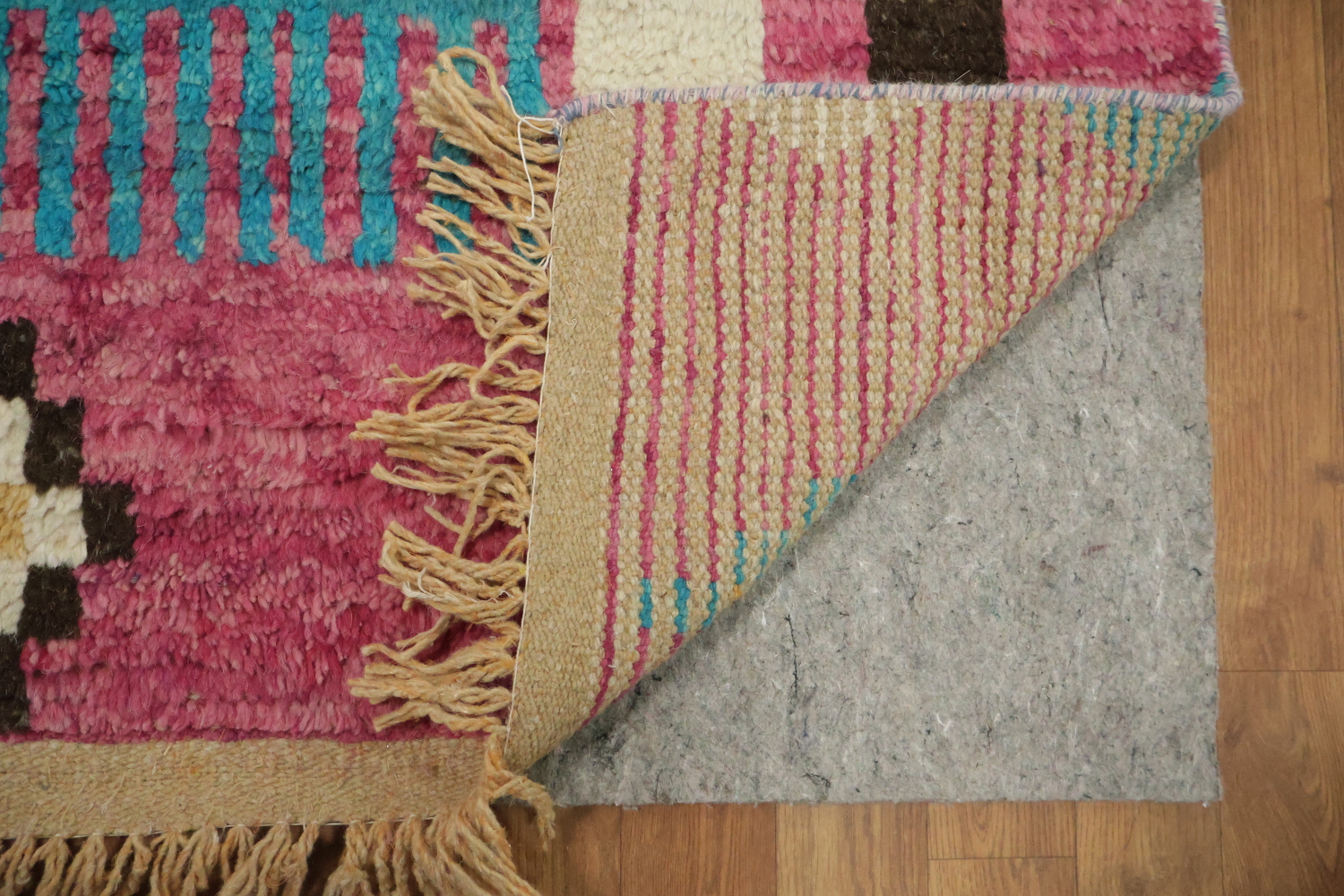 Tribal Moroccan Handmade Runner Rug 3x14