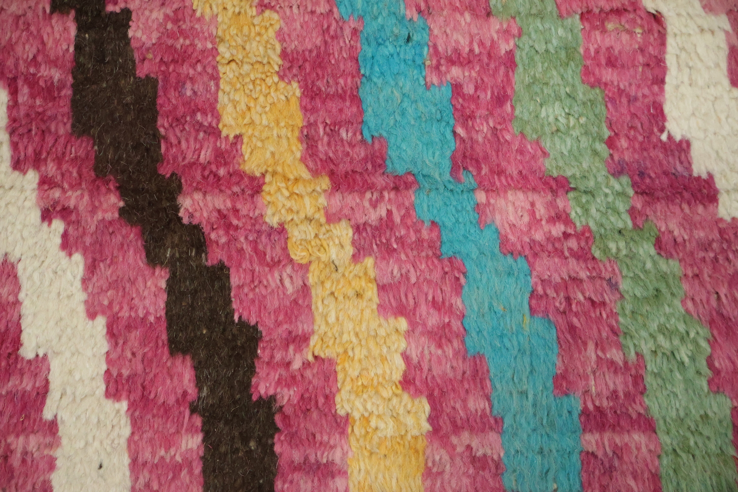 Tribal Moroccan Handmade Runner Rug 3x14