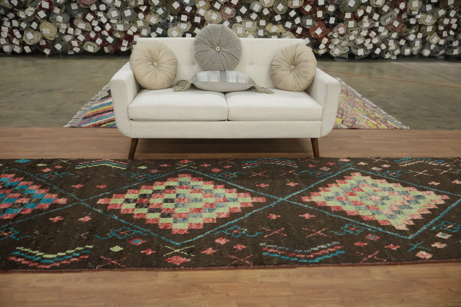 Tribal Moroccan Handmade Runner Rug 4x17