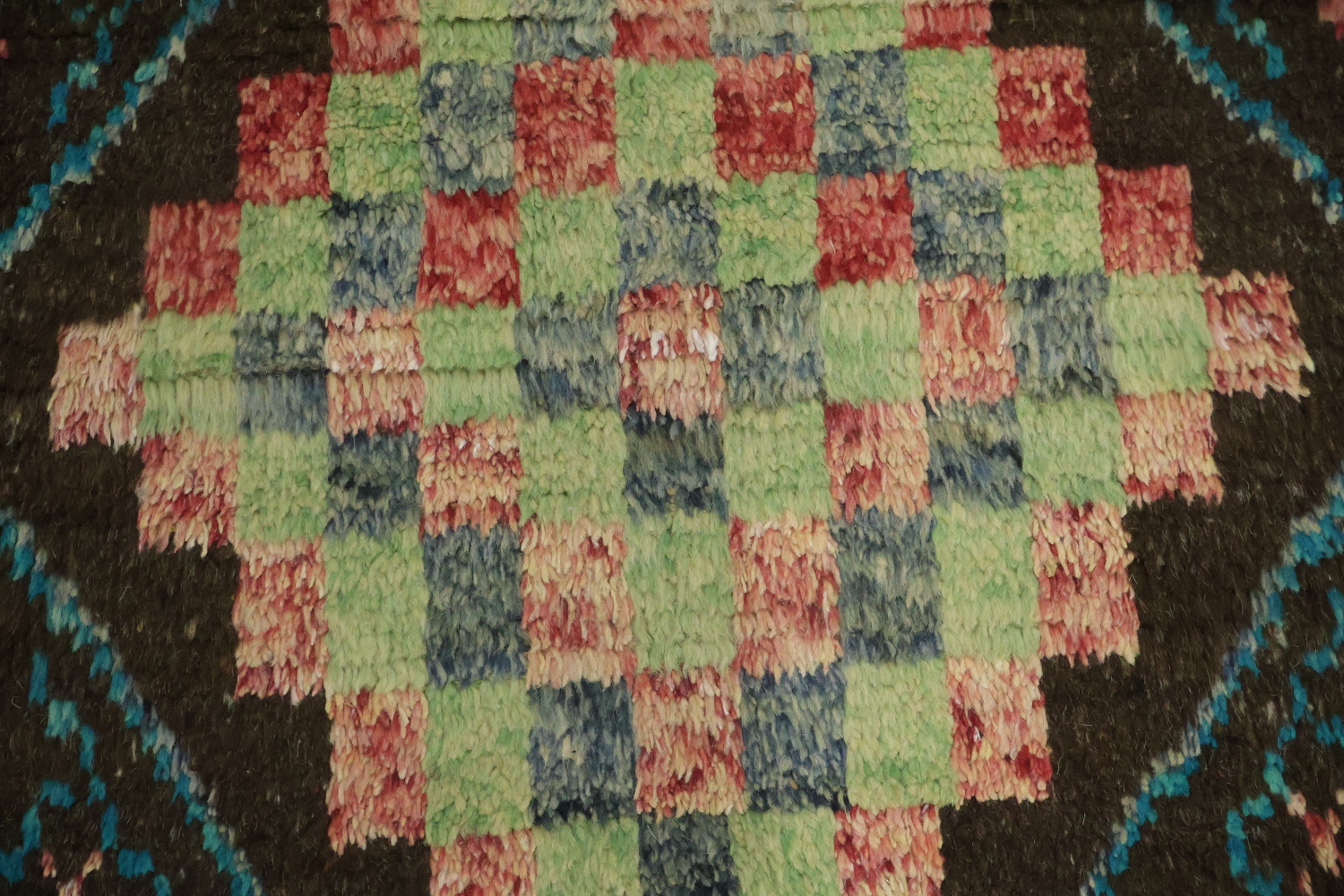 Tribal Moroccan Handmade Runner Rug 4x17