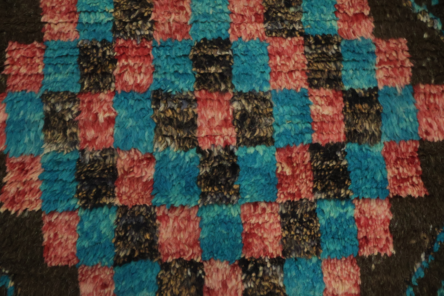 Tribal Moroccan Handmade Runner Rug 4x17