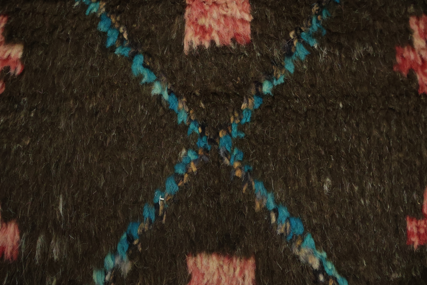 Tribal Moroccan Handmade Runner Rug 4x17