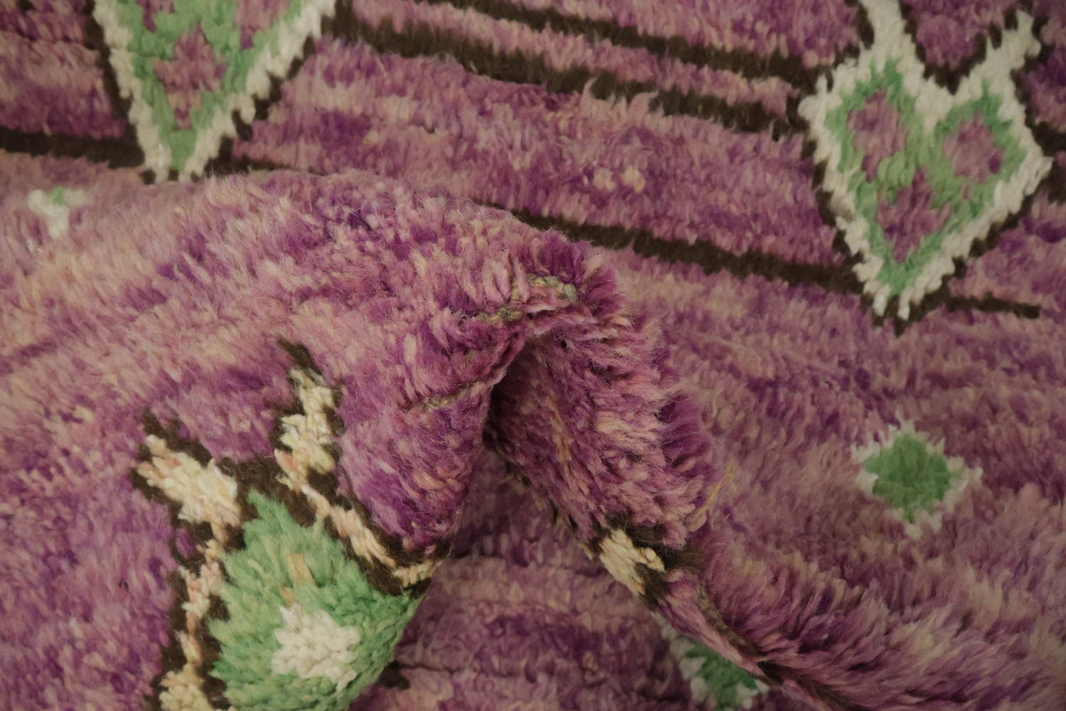Tribal Moroccan Handmade Runner Rug 3x13