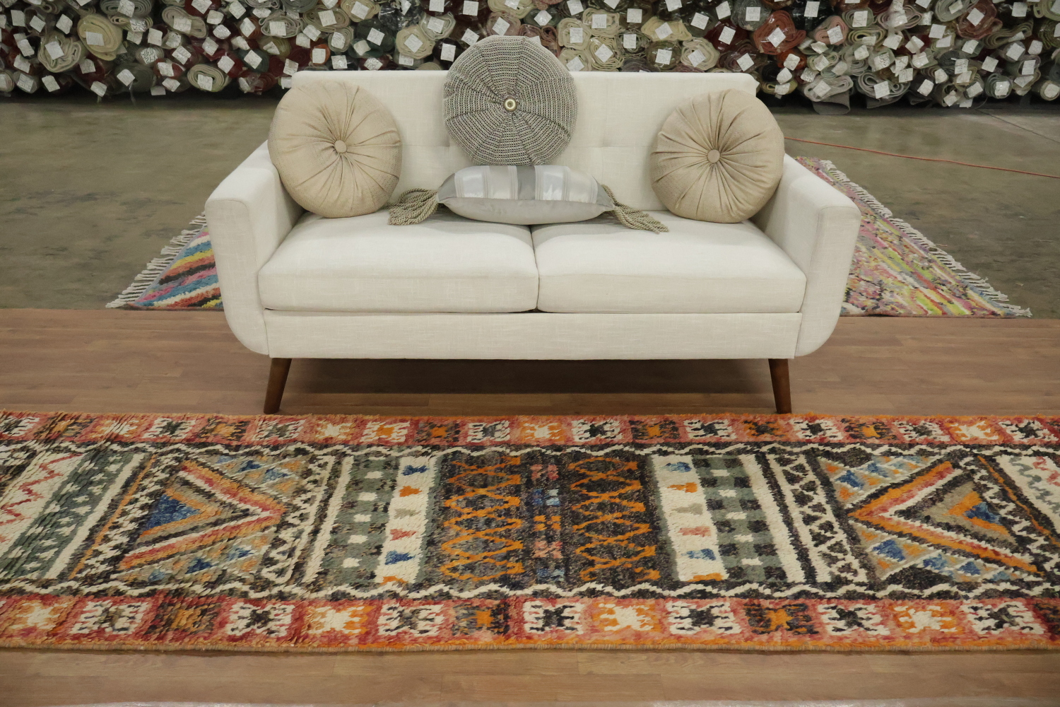 Tribal Moroccan Oriental Runner Rug 3x13