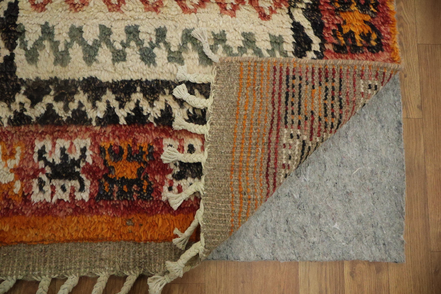 Tribal Moroccan Oriental Runner Rug 3x13