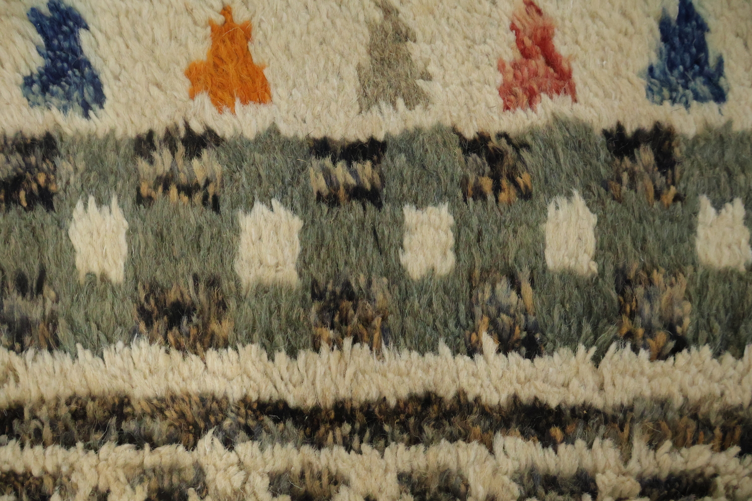 Tribal Moroccan Oriental Runner Rug 3x13