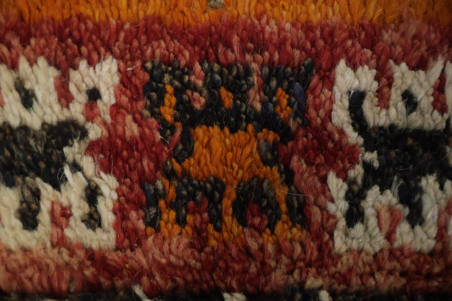 Tribal Moroccan Oriental Runner Rug 3x13