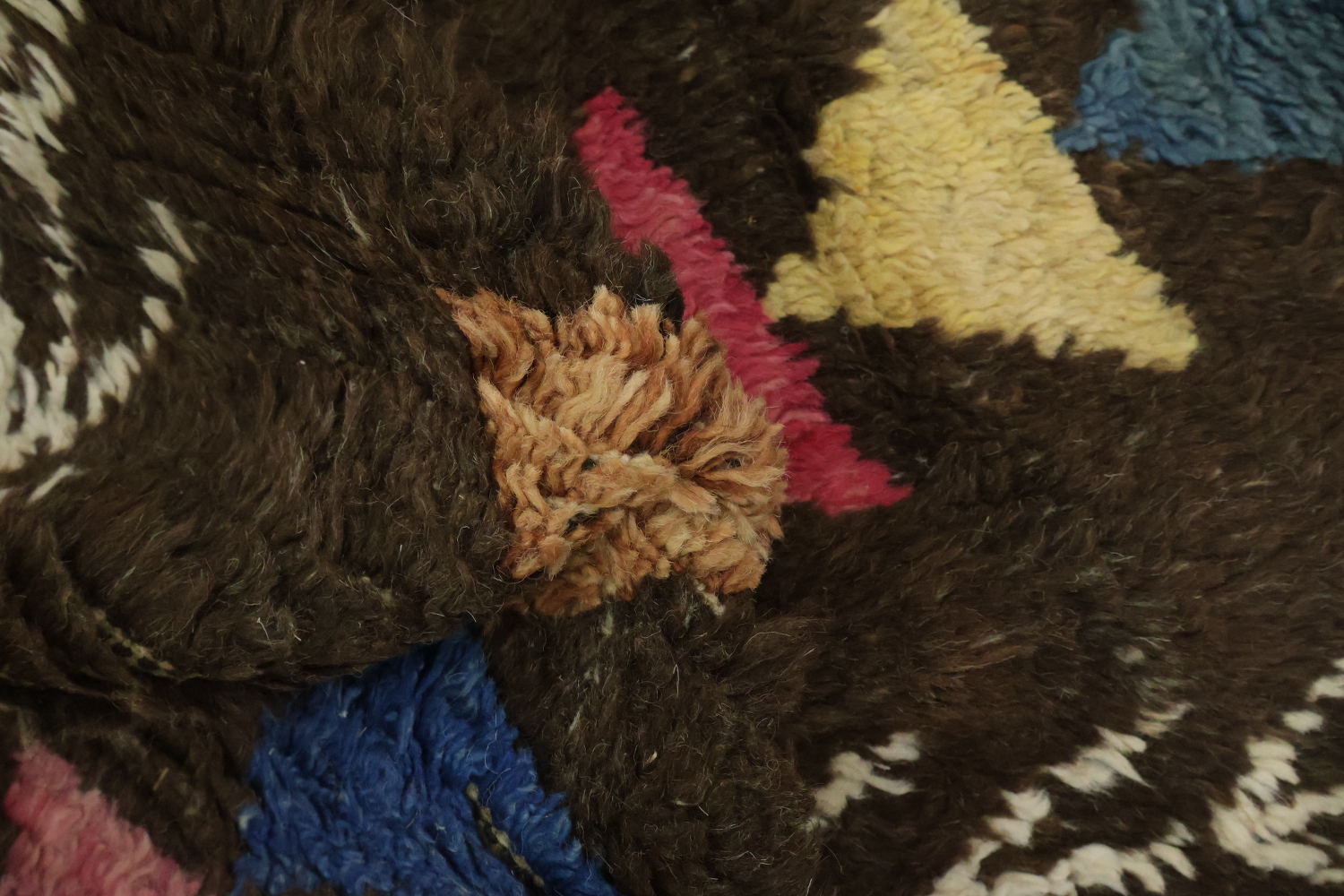Tribal Moroccan Wool Runner Rug 3x12