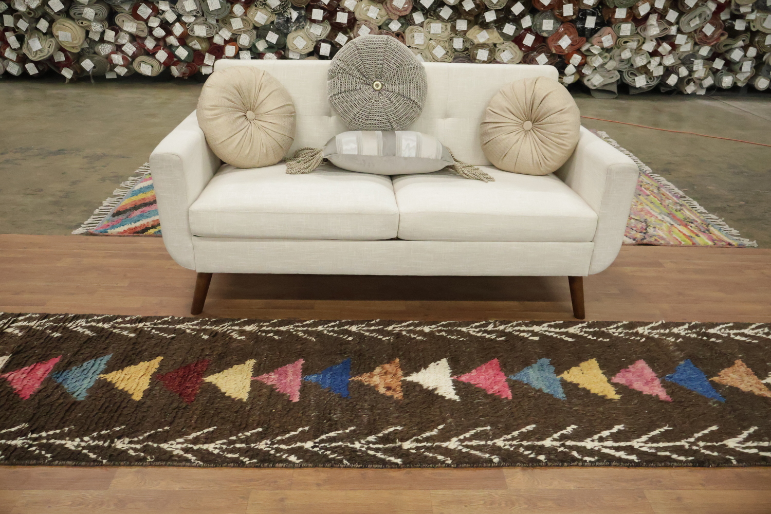 Tribal Moroccan Wool Runner Rug 3x12