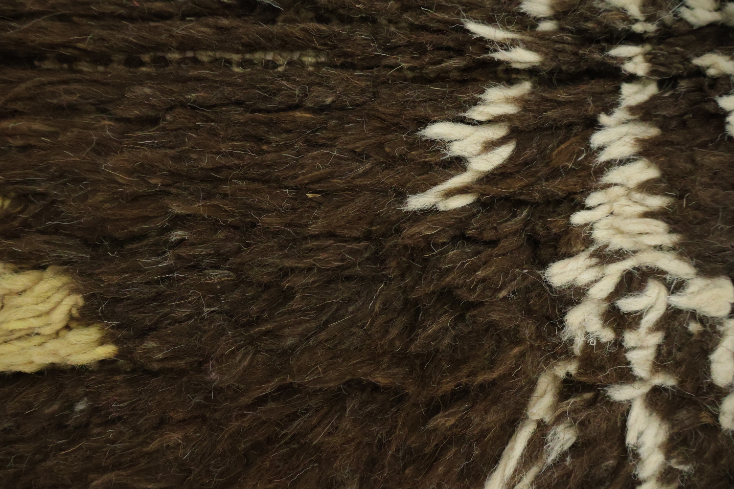 Tribal Moroccan Wool Runner Rug 3x12