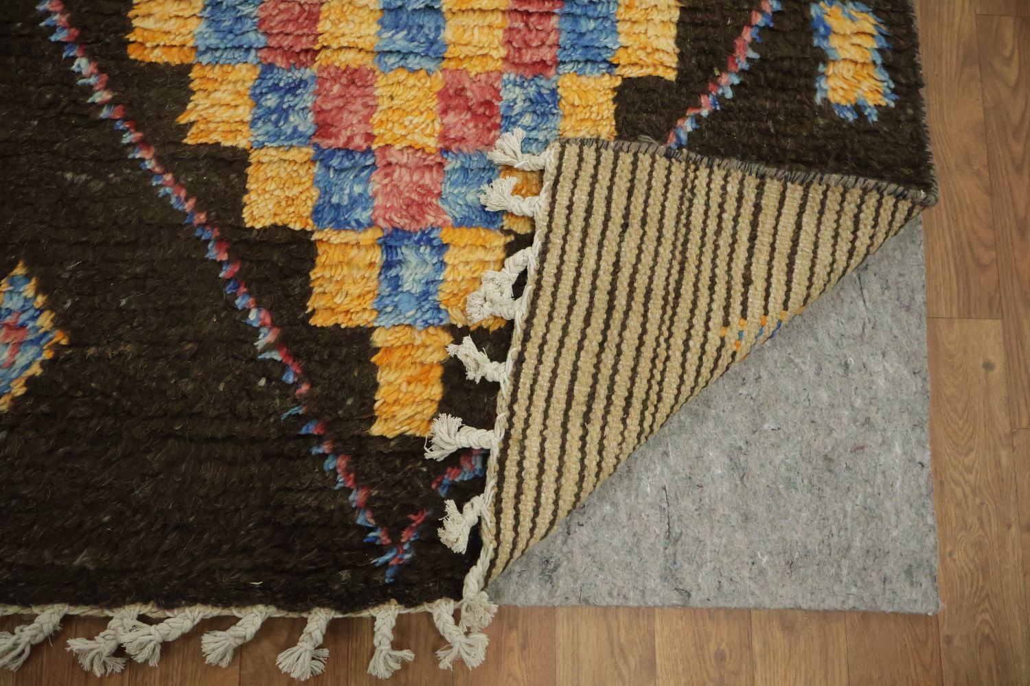 Geometric Moroccan Oriental Runner Rug 3x13