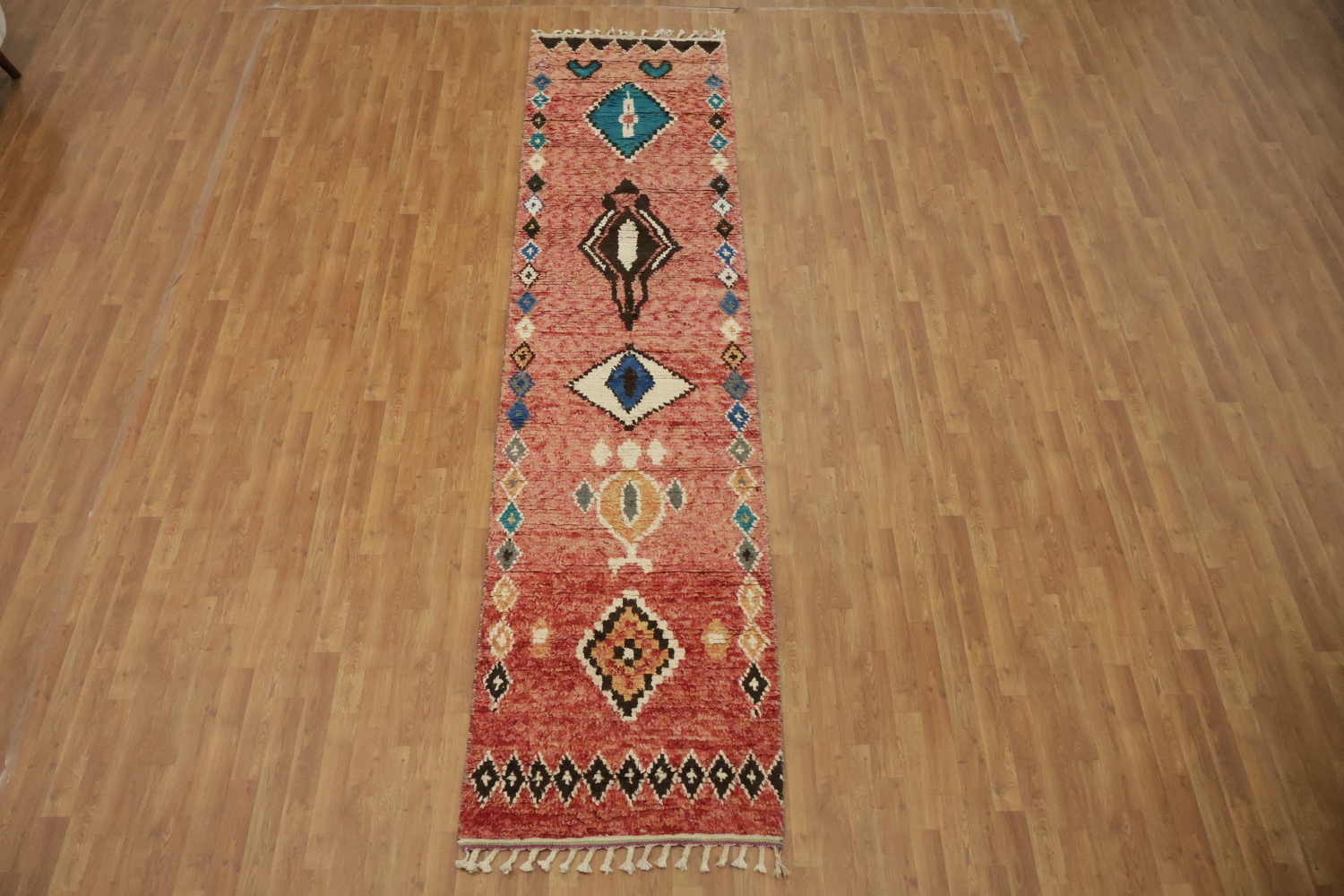 Tribal Plush Moroccan Handmade Runner Rug 3x13