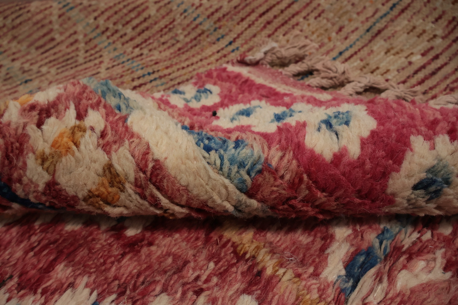 Warm and Inviting Boho Moroccan Handmade Area Rug 7x11 for Any Room