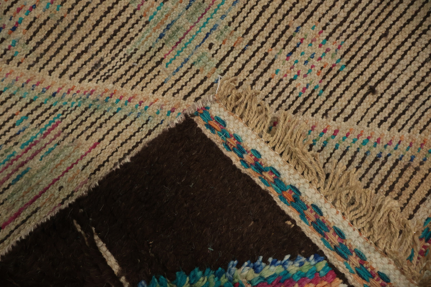 Tribal Moroccan Wool Area Rug 6x10