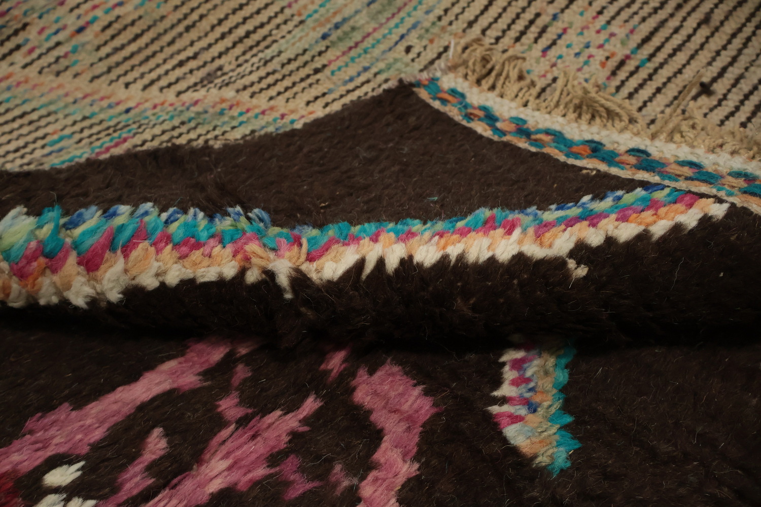Tribal Moroccan Wool Area Rug 6x10