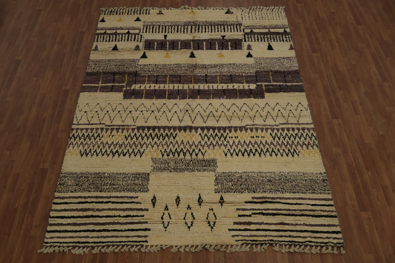 Wool Moroccan Handmade Area Rug 8x11