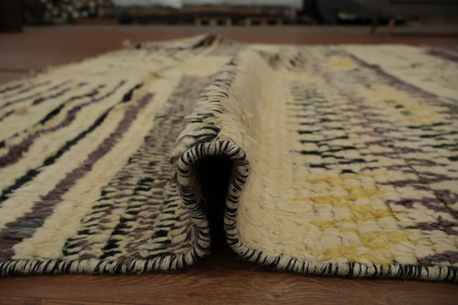 Wool Moroccan Handmade Area Rug 8x11