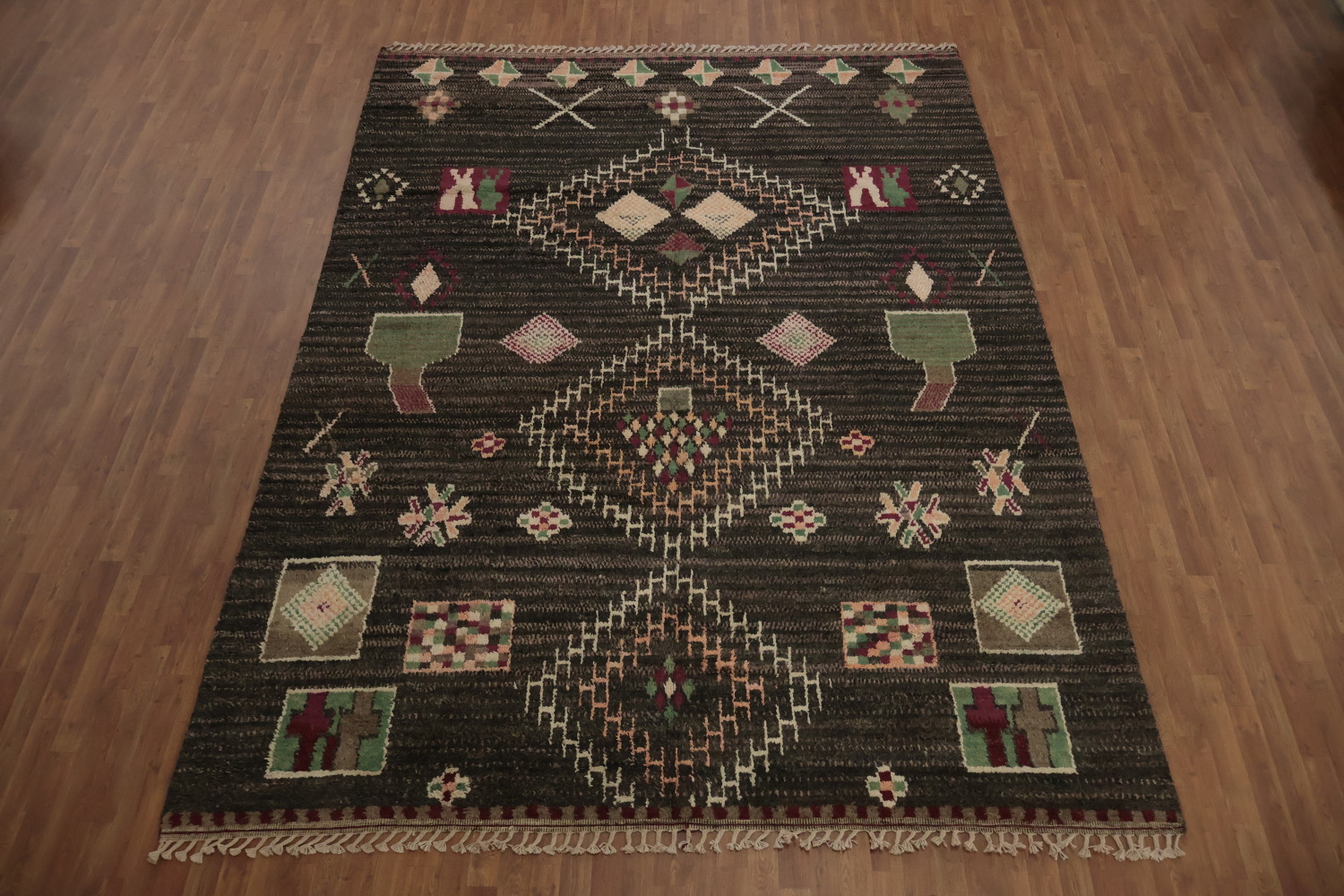 Bold Moroccan Wool Area Rug 9x13 Adding Texture to Your Interior Design