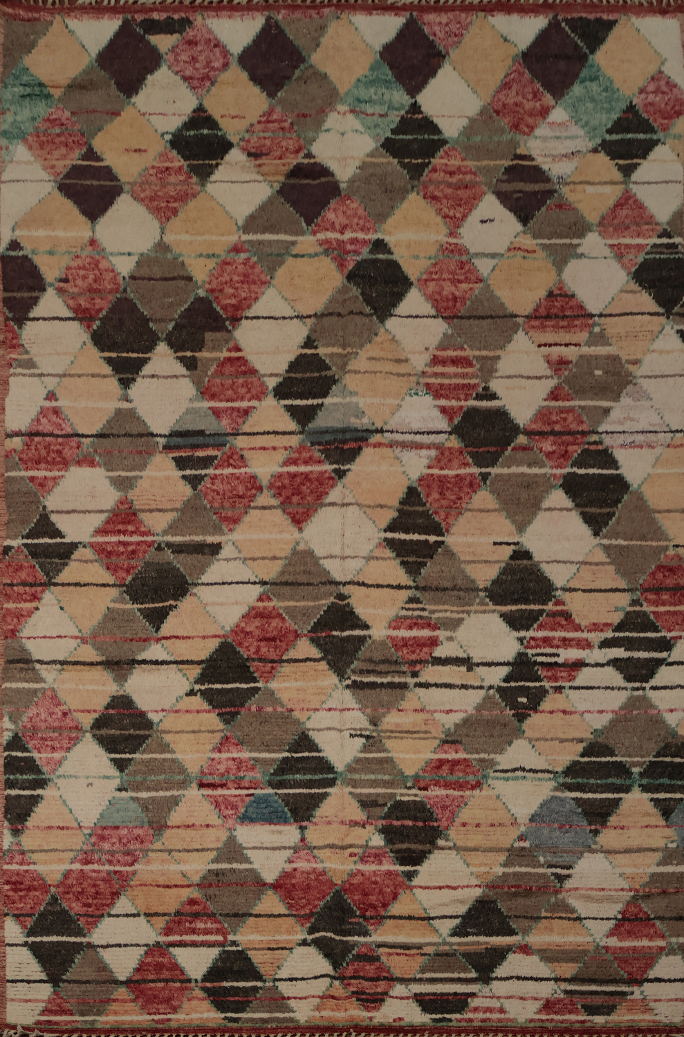 Rustic Charm Diamond Moroccan Large Rug 10x14 to Enrich Any Living Space