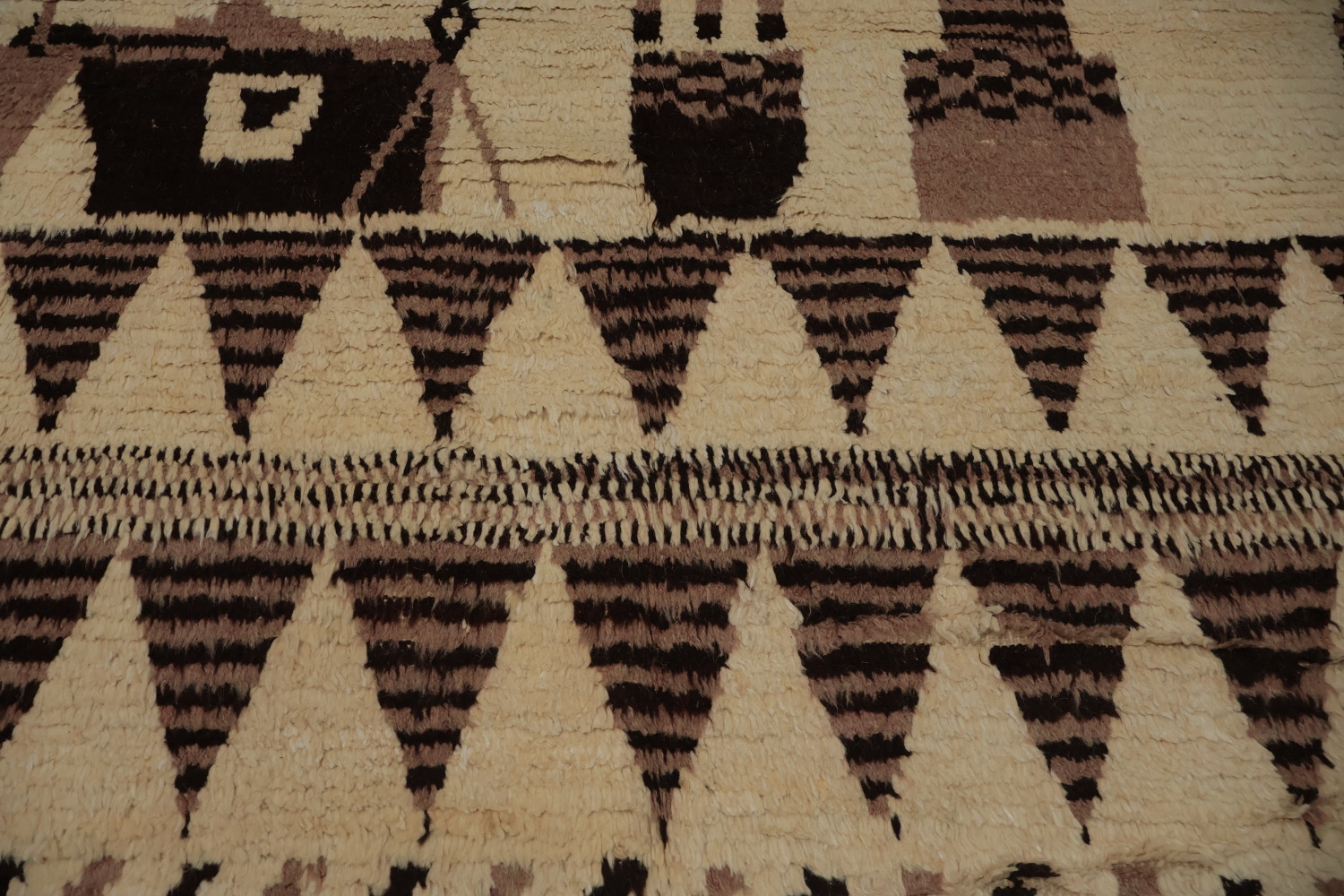 Geometric Moroccan Wool Area Rug 8x10