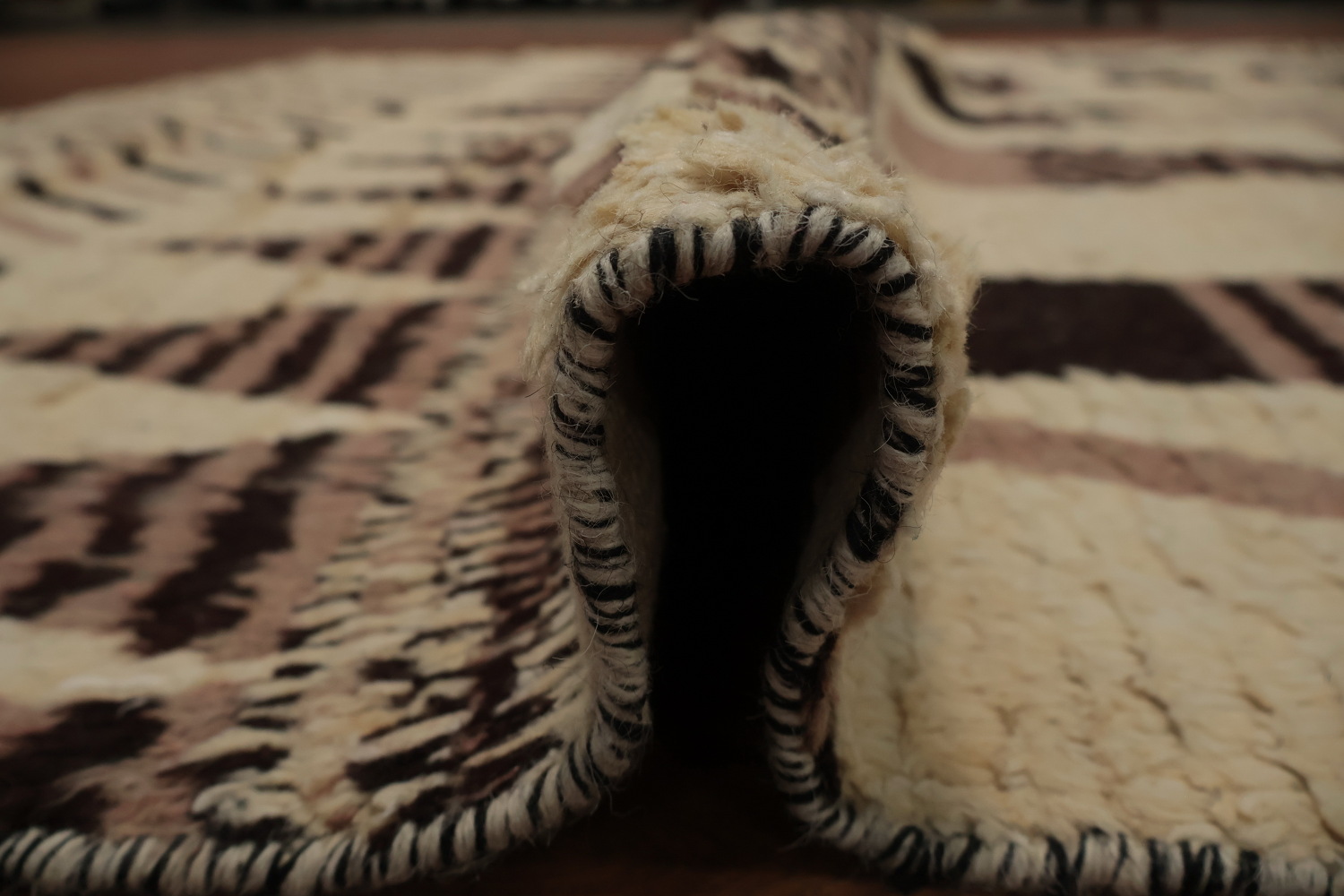 Geometric Moroccan Wool Area Rug 8x10