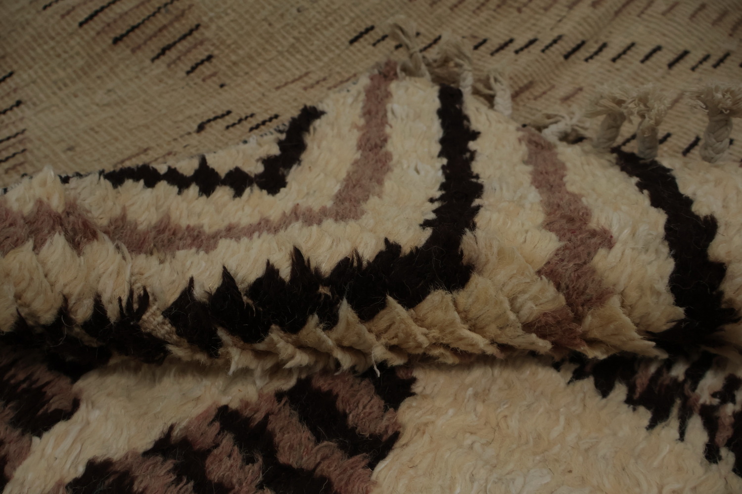 Geometric Moroccan Wool Area Rug 8x10