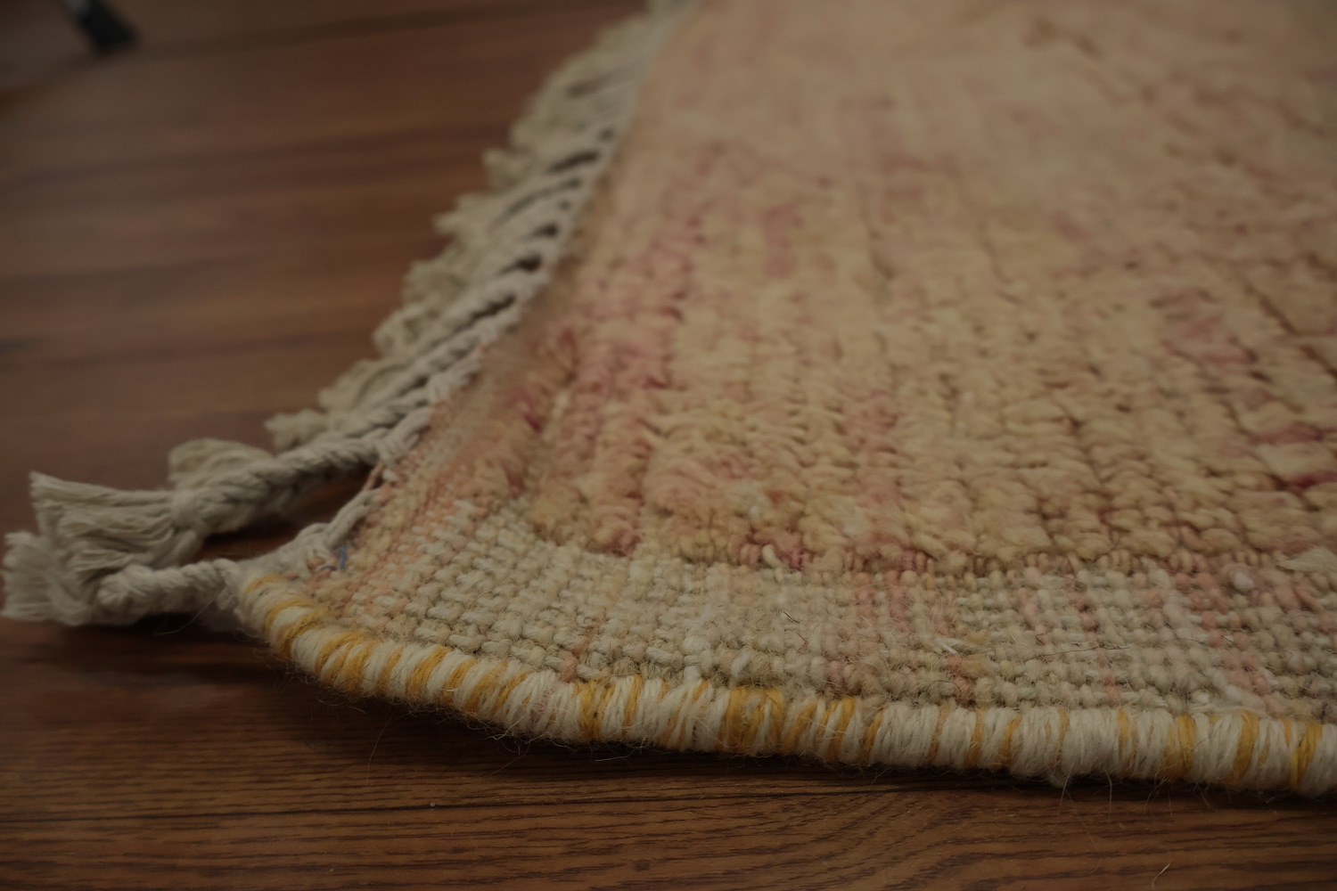 Chic Two-Tone Moroccan Area Rug 8x11 Bold Geometric Design