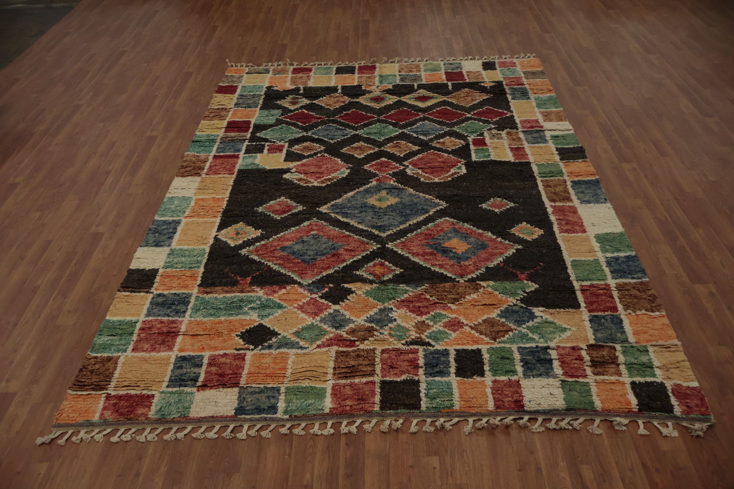 Multicolor Mosaic Moroccan Area Rug 8x10 for a Vibrant Homely Touch