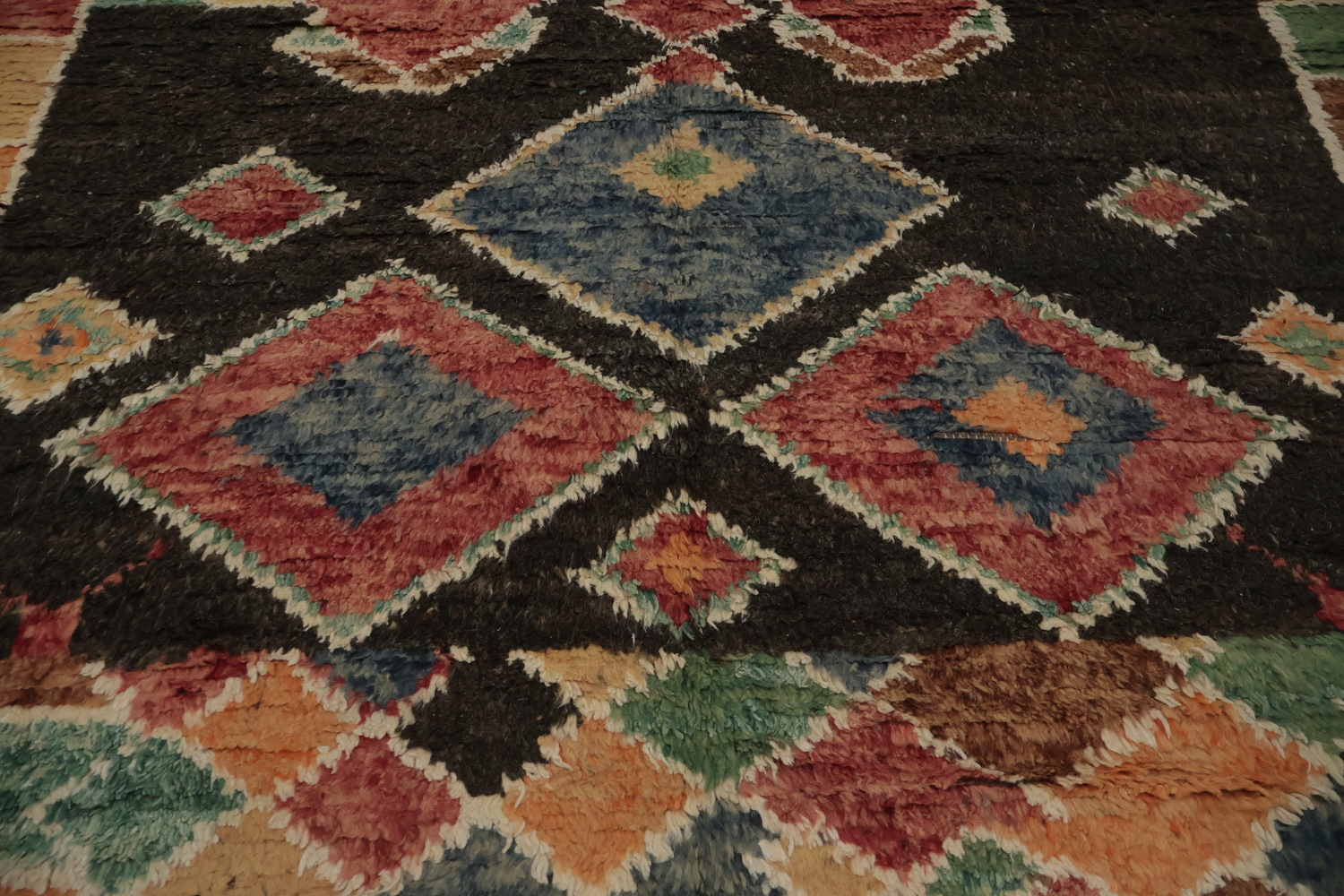 Multicolor Mosaic Moroccan Area Rug 8x10 for a Vibrant Homely Touch