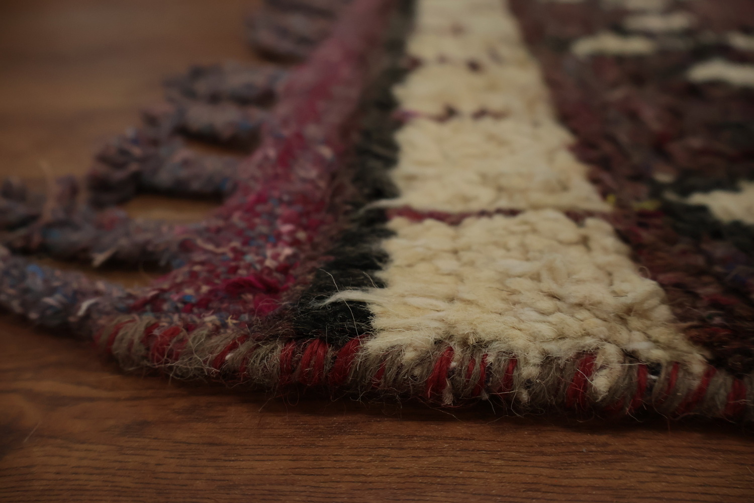 Geometric Moroccan Wool Area Rug 9x13