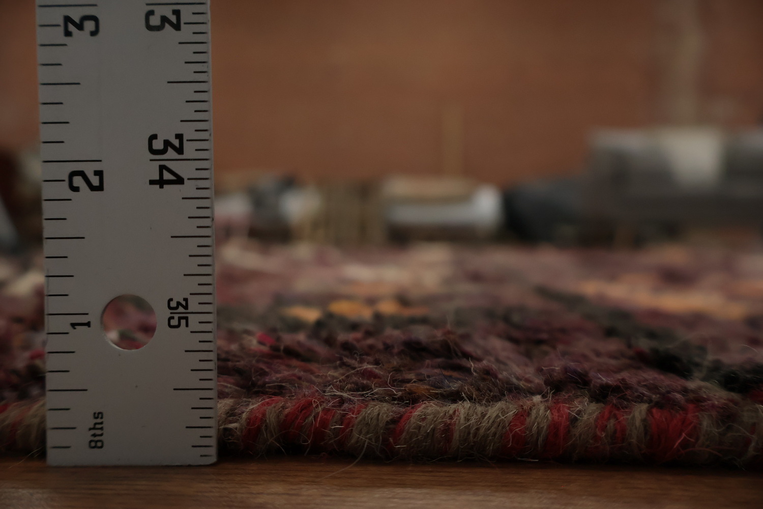 Geometric Moroccan Wool Area Rug 9x13