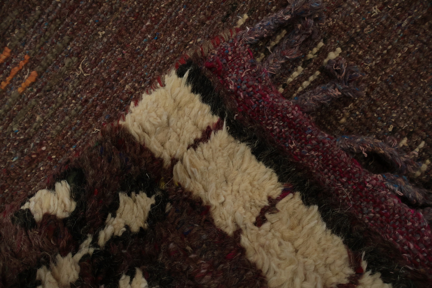 Geometric Moroccan Wool Area Rug 9x13