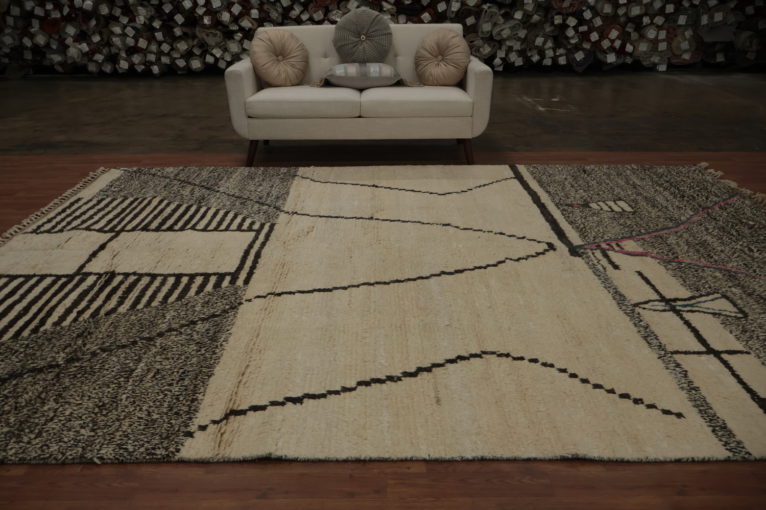 Geometric Moroccan Oriental Area Rug 9x13