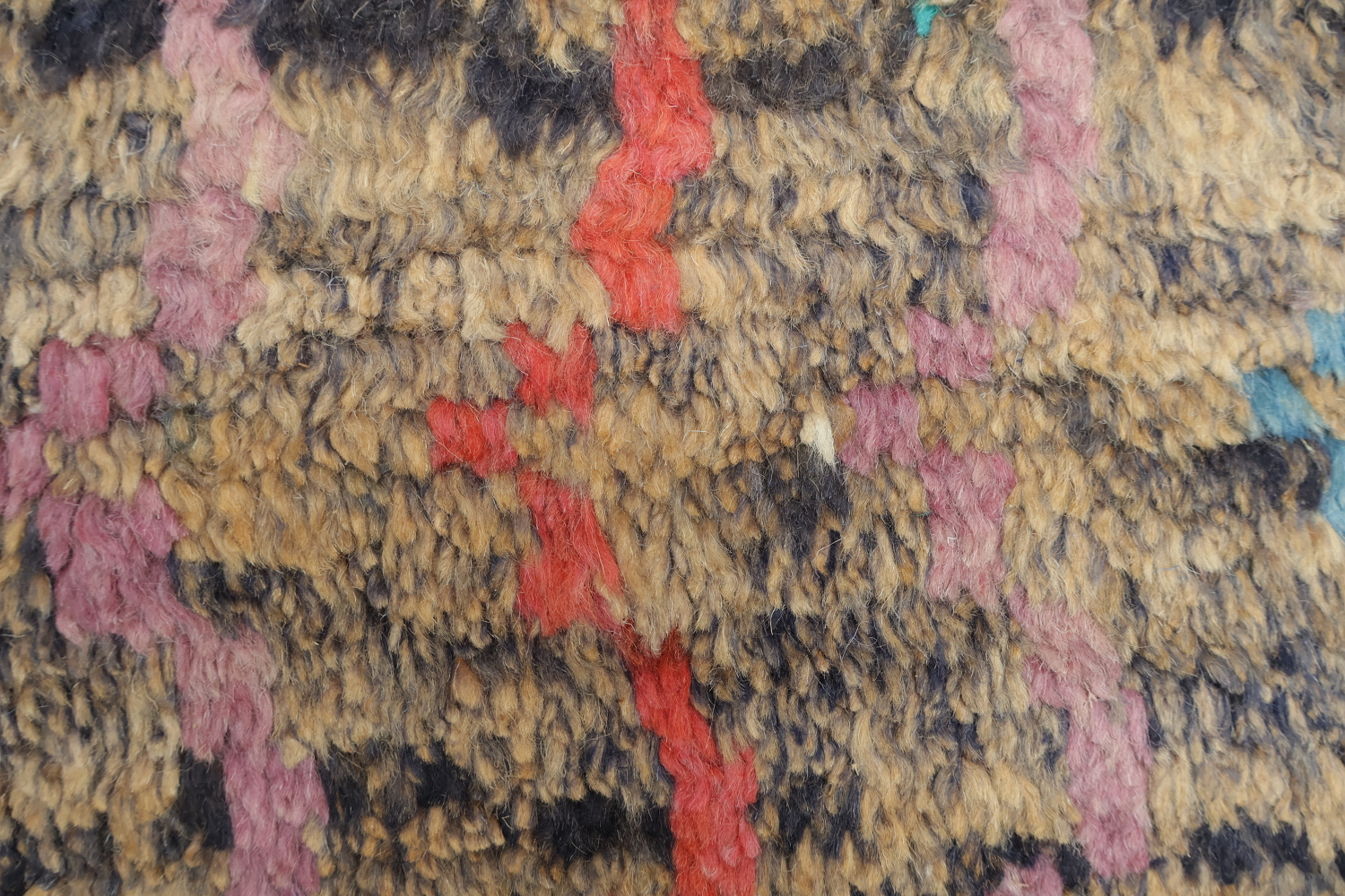 Artisan Handmade Authentic Moroccan Rug with Colorful Patterns 6x10