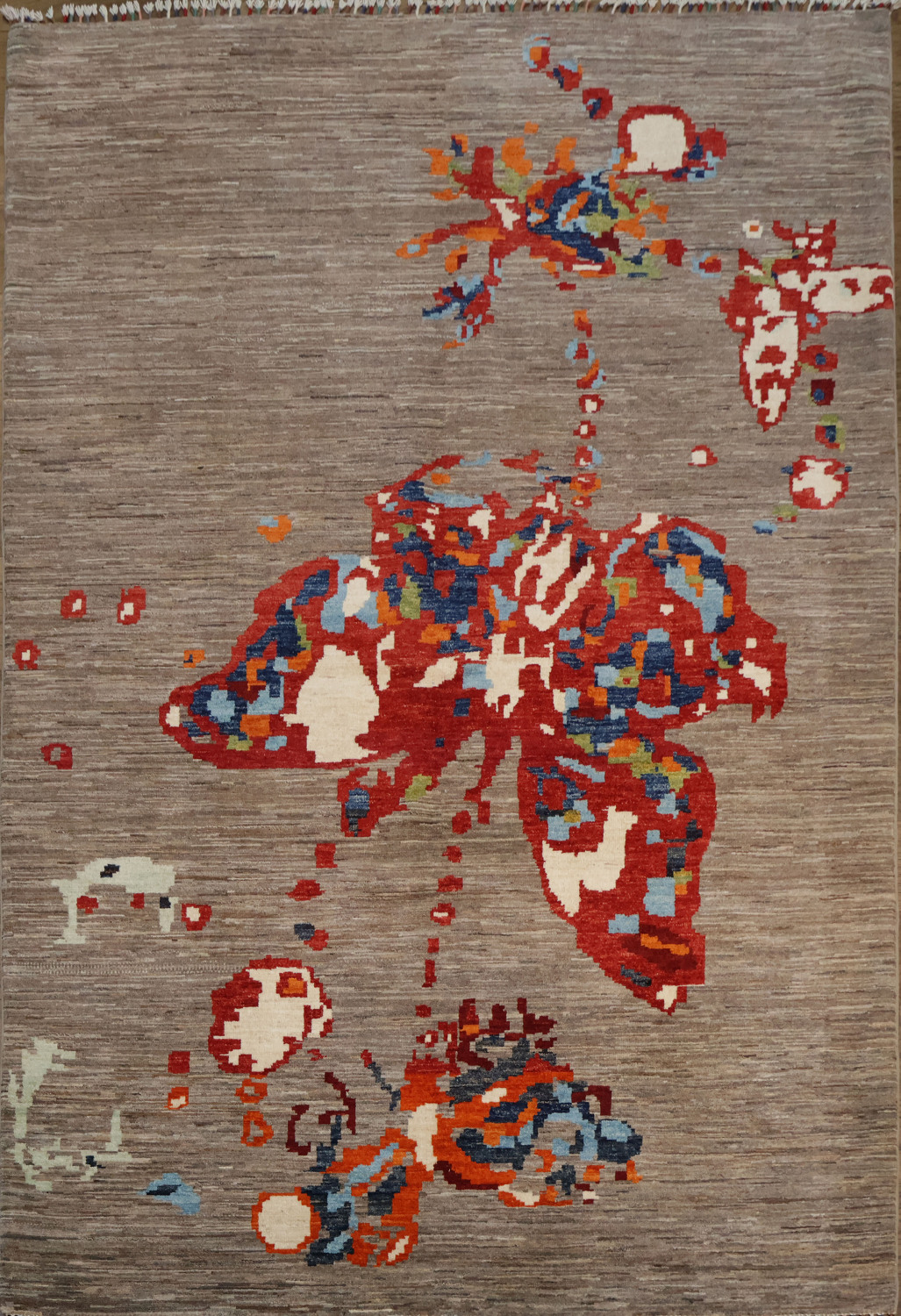 Artistic Floral Rug Bringing Dynamic Style to Your Living Room 5x8