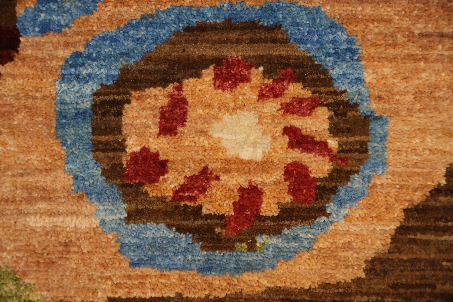 Colorful Butterfly and Earth Toned Abstract Rug for Elegance 6x8